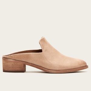 Frye Ray Leather Mule Tan - Size 9